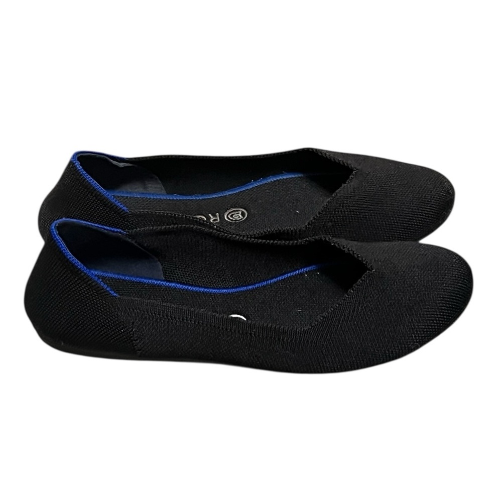 Rothy's the flat black round toe ballet flats